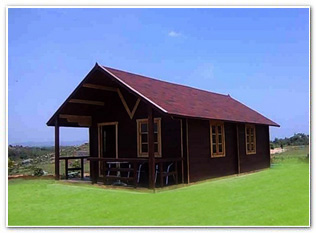 Wooden Pool House